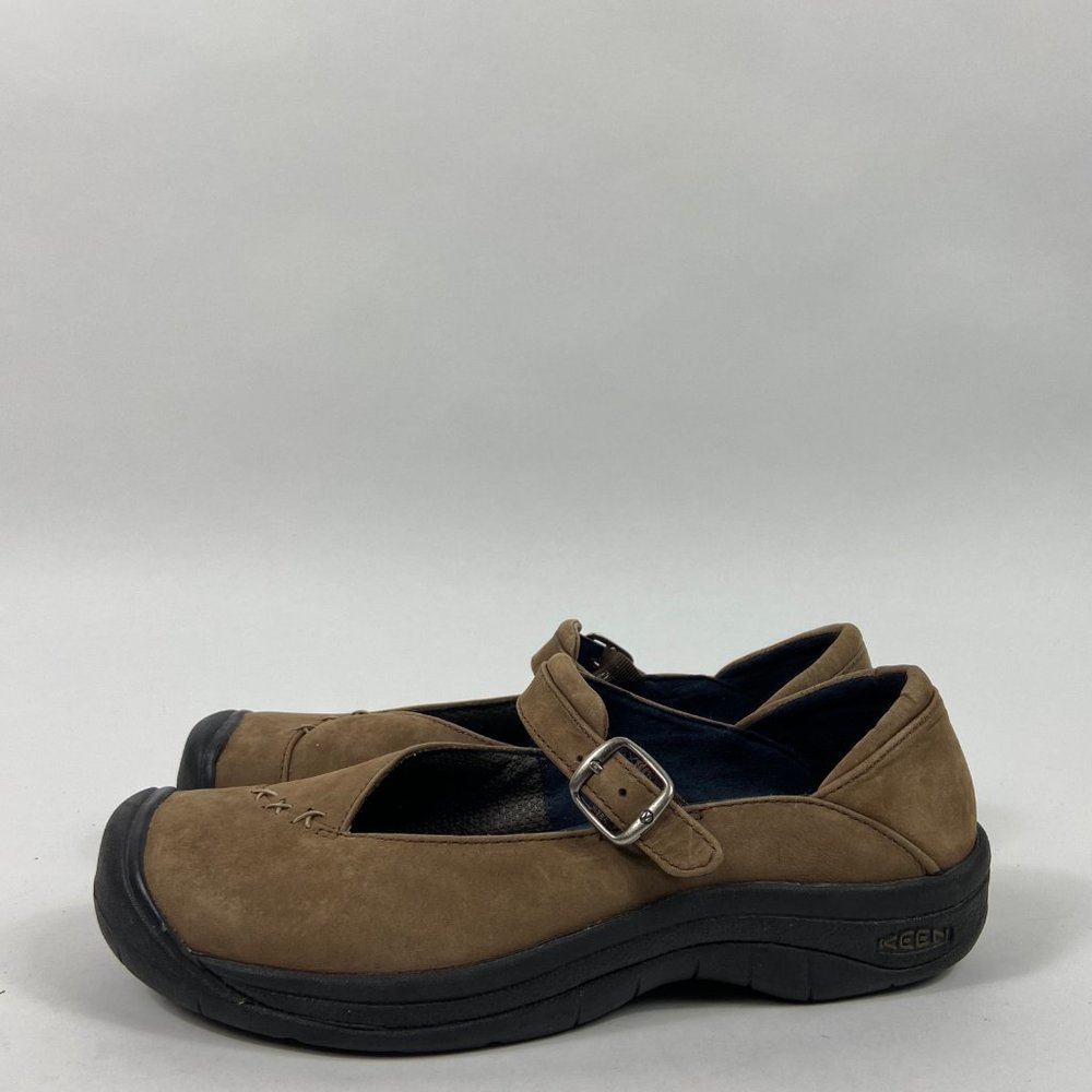 Keen Brown Mary Jane Flats - Picture 3 of 7
